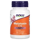 Аминокислота NOW Melatonin Lozenges 3 mg
