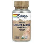 Натуральная добавка Solaray Organic Fermented Lion's Mane 1000 мг