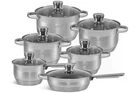 Набор посуды Edenberg EB-2001 с индукционным дном из нержавеющей стали 12 предметов (EB-2001)