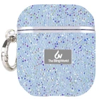 TPU чохол Bling World Rock Diamond для навушників AirPods 1/2 Голубой