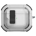 Футляр противоударный Locking Button для наушников Airpods 3 white