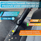 Мощный Пылесос для Машин Proove C1 Беспроводной Автопылесос c Функцией Выдува 7500ПА 2 Насадки