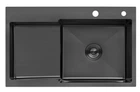Кухонная мойка KRONER KRP PVD Schwarze 7848RHM