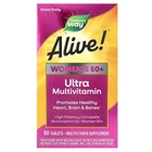 Мультивітаміни для жінок 50+ Nature's Way (Alive! Women's multi-vitamin) 60 таблеток NWY15692