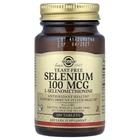 Селен без дріжджів Solgar (Selenium) 100 мкг 100 таблеток SOL02551