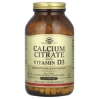 Кальцій цитрат та витамин Д3 Solgar (Calcium Citrate with Vitamin D3) 250 мг/150 МО 240 шт