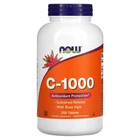 Вітамін C з шиповником NOW Foods (Vitamin C with rose hips) 1000 мг 250 шт