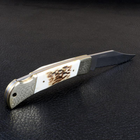Нож TEKUT Predator LK5077A рукоятка из оленьего рога (длина: 19 7cm лезвие: 8 7cm) - изображение 3