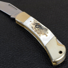 Нож TEKUT Predator LK5077A рукоятка из оленьего рога (длина: 19 7cm лезвие: 8 7cm) - изображение 5