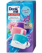 Гелеві блоки для туалету Denkmit Потроєна свіжість, 3 шт.