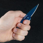 Нож складной TEKUT Pecker LK5063C (длина: 15 8cm лезвие: 6 2cm) синий в подарочной коробке - изображение 7