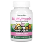 Витамины для детей Natures Plus (Children's Multi-Vitamin Animal Parade) 90 жевательных конфет со вкусом арбуза