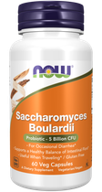 Сахароміцети Буларді, Saccharomyces Boulardii, Now Foods, 5 млрд. КУО, 60 вегетаріанських капсул