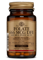 Фолат, Folate, Solgar, 400 мкг, 100 таблеток