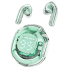 Бездротові вакуумні навушники Acefast T8 Crystal (колір Mint Green)