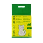Соєвий наповнювач Хвостик Tofu Cat Litter Natural для котячого туалету, без аромату, 2.6 кг (6 л)