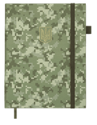 Ежедневник датированный Buromax Military из искусственной кожи А5 336 страниц Хаки (BM.21134-59)