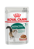 Вологий корм Royal Canin Instinctive +7 тонкі шматочки в соусі 85 г