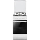 Плита Hansa FCGW510554 газовая, 56л, 50x60см, чугун, белый