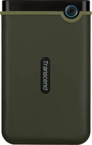 Зовнішній жорсткий диск (HDD) 2.5" USB 1.0TB Transcend StoreJet 25M3 (TS1TSJ25M3G) Green
