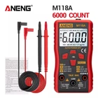 Мультиметр ANENG M118A AC/DC R/С NCV TrueRMS малогабаритный цифровой тестер