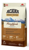Сухой корм для собак всех пород ACANA Ranchlands для всех стадий жизни со вкусом говядины, ягненока, свинины, бизона, судака