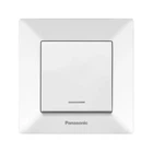 Вимикач одноклавішний Panasonic Arkedia Slim з підсвіткою білий WNTC0002-2WH