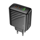 Сетевое зарядное устройство Hoco CS26A, 2Type-C, 1USB, PD, QC, 45W, Черный