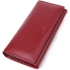 Кошелек у два сложения из натуральной кожи ST Leather 23065 Бордовый