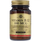 Вітамін В12 (Ціанокобаламін) Vitamin B12 Solgar 100 мкг 100 таблеток