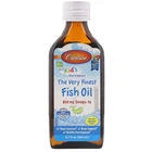 Риб'ячий Жир для Дітей Лимонний Смак Kid's Fish Oil Lemon Carlson 200 мл