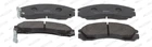 Комплект тормозных колодок DODGE STEALTH, MITSUBISHI OUTLANDER, MITSUBISHI DELICA, FERODO (FDB765)