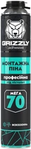 Піна монтажна професійна Grizzly під пістолет 900 мл (4823048034655)