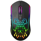 Игровая мышка XTRIKE ME GW-611 беспроводная, 8000 DPI RGB-подсветка Черная