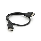 Кабель HDMI-HDMI HIGH SPEED 0.5 m, v1.4, OD-7.5 mm, круглий Black, коннектор Black Voltronic YT-HDMI(M)/(M)HS-0.5 m