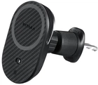 Автодержатель для телефона с беспроводной зарядкой Pitaka MagEZ Pro 2 Qi2 15W Wireless Black (CM2402N)
