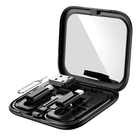 Кабель Hoco U114 Treasure box storage Micro/Type-C/Lightning/Card-Pin Black 1.2m 72732