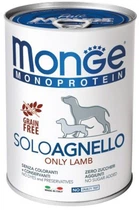 Вологий корм для собак Monge Dog Solo 100% Ягня