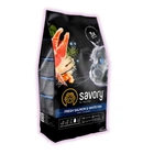 Корм для длинношерстных кошек Savory со свежим лососем и белой рыбой