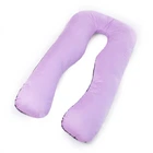 Подушка для беременных и отдыха U-образная MirSon № 8030 Delicate Satin "Lupine" EcoSilk 140x75x20 см (2200006178682)