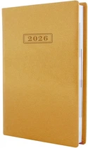Ежедневник датированный Optima 2026 А5 Mink Золото металлик (O25237-15)