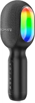 Мікрофон Караоке Promate VocalMic Bluetooth 2 x AUX LED Black (vocalmic.black)