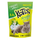 Наповнювач гігієнічний силікагелевий KOTIX Green Apple з ароматом зеленого яблука для котячого туалету 3,8л