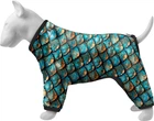 Вітровка для собак WAUDOG Clothes, малюнок "Луска", L55, В 77-79 см, С 50-55 см Різнокольорова (396-0179collar)
