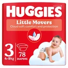 Підгузки Huggies Little Movers Jumbo розмір 3 (4-9 кг), 78 шт