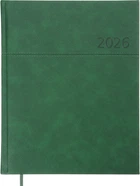 Тижневик датований Buromax 2026 Orion А4 зі штучної шкіри 136 сторінок Зелений (BM.2783-04)