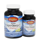 Супер Омега-3, 1200 мг, Super Omega-3 Gems in fish gelatin, Carlson, 100+30 желатиновых капсул