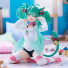 Аниме фигурка Seuno Хацуне Мику Hatsune Miku Neko ver 12 см ПВХ сидячая статуэтка для декора и коллекции (GS905)