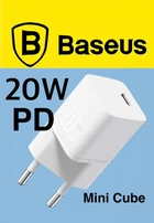 Зарядний пристрій BASEUS 20W 3A Type-C Baseus Cube PD Quick Charger Original QC. PD. Чорний