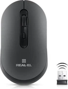 Миша REAL-EL RM-470W Black (EL123200049)